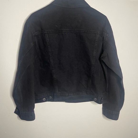 Old Navy Black Denim Jacket - Picture 3 of 4
